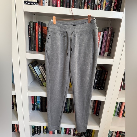 Prana grey pull on stretch classic joggers sweats sweatpants lounge active pants - Picture 1 of 5